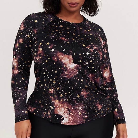 NWT! Torrid Celestial Long Sleeve Layering Swim Shirt - Picture 3 of 11